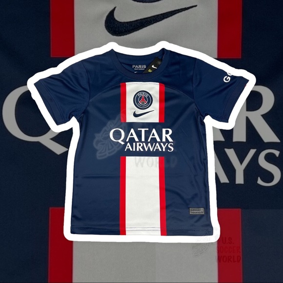 🌟 New 2022 Lionel MESSI #30 PSG Home KIDS Soccer Jersey Kit Paris - Picture 5 of 16